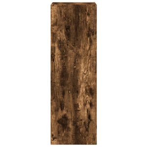 vidaXL Credenza Rovere Fumo 50x41x124 cm in Legno Multistrato