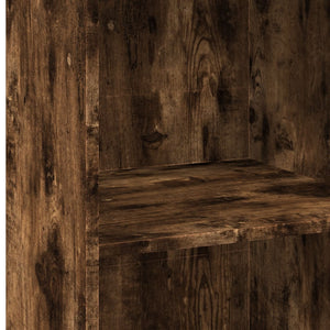 vidaXL Credenza Rovere Fumo 50x41x124 cm in Legno Multistrato