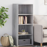 vidaXL Credenza Grigio Sonoma 50x41x124 cm in Legno Multistrato