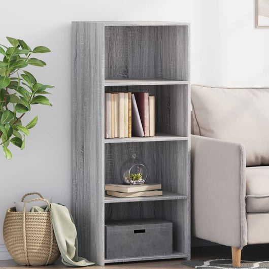 vidaXL Credenza Grigio Sonoma 50x41x124 cm in Legno Multistrato