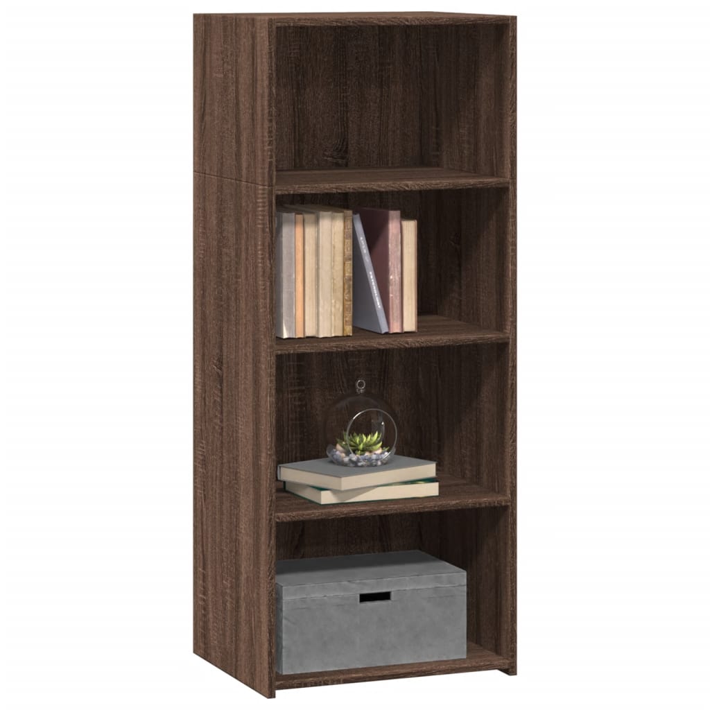 vidaXL Credenza Rovere Marrone 50x41x124 cm in Legno Multistrato