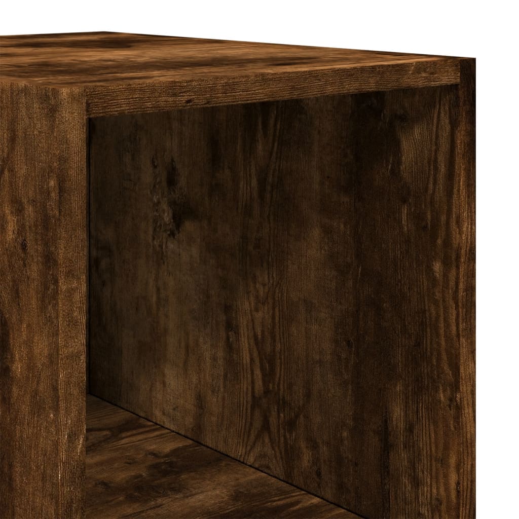 Credenza Rovere Fumo 30x41x185 cm in Legno Multistrato 846415