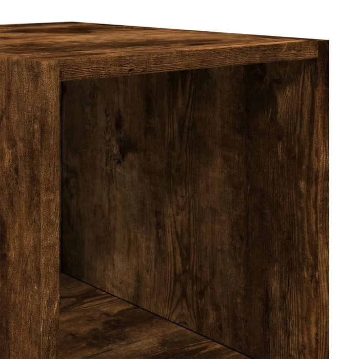 Credenza Rovere Fumo 30x41x185 cm in Legno Multistrato 846415