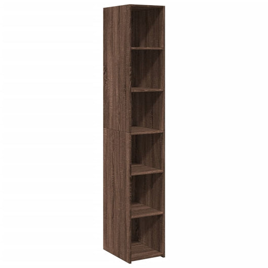 vidaXL Credenza Rovere Marrone 30x41x185 cm in Legno Multistrato