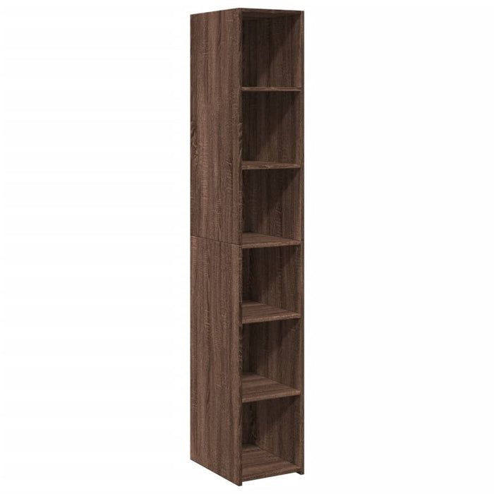 vidaXL Credenza Rovere Marrone 30x41x185 cm in Legno Multistrato