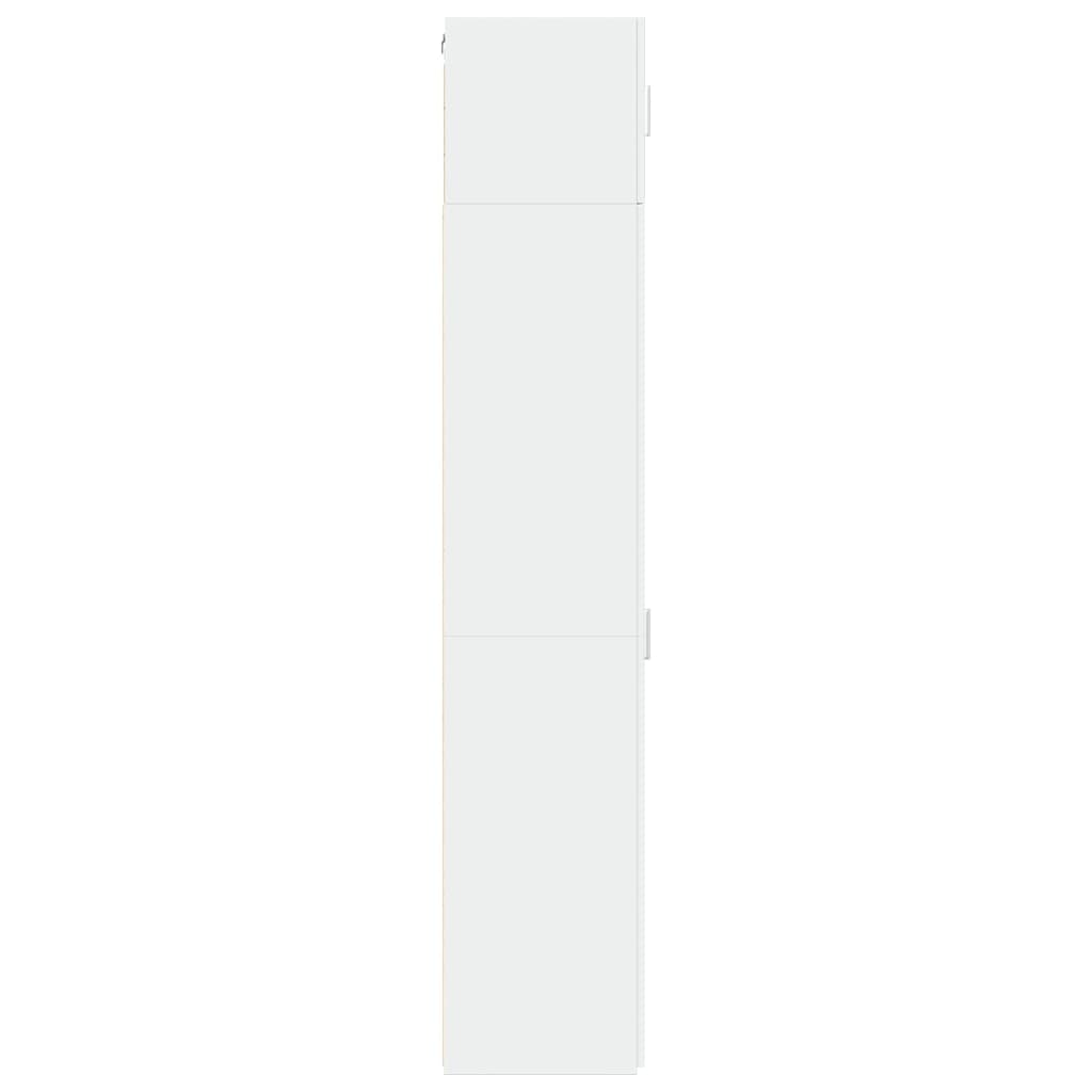 Mobile Sottile Bianco 30x42,5x225 cm in Truciolato