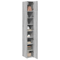 Mobile Sottile Grigio Sonoma 30x42,5x225 cm in Truciolato