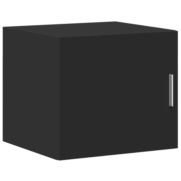 vidaXL Mobile Sottile Nero 45x42,5x225 cm in Truciolato