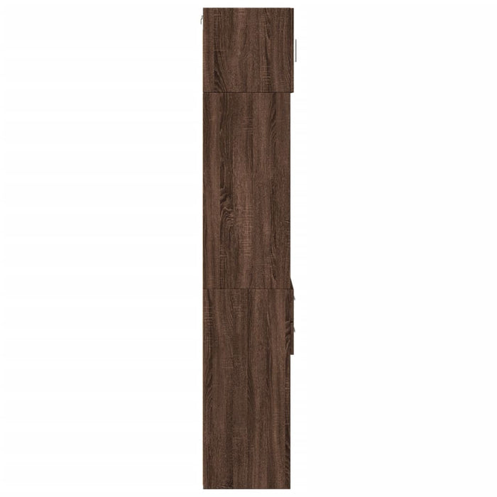 Mobile Sottile Rovere Marrone 45x42,5x225 cm in Truciolato