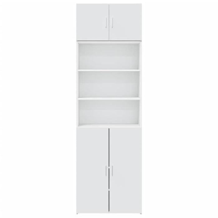 Mobile Portaoggetti Bianco 70x42,5x225 cm in Truciolato