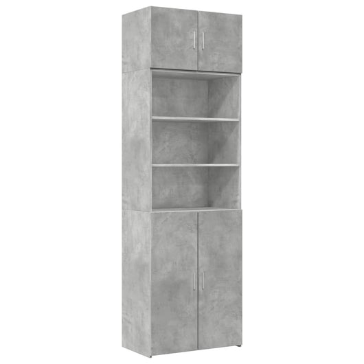 Armadietto Grigio Cemento 70x42,5x225 cm in Truciolato 3281318