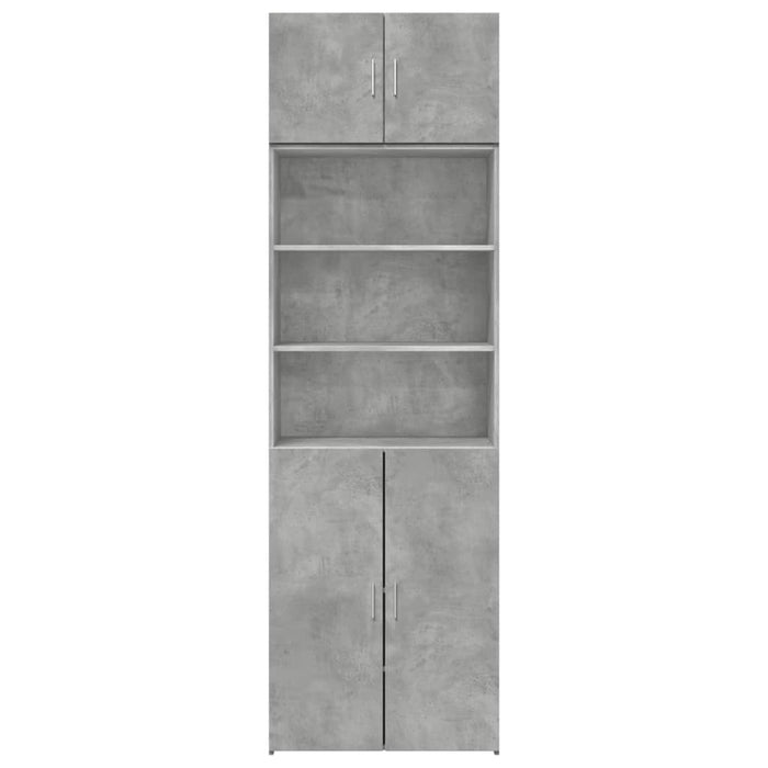 Armadietto Grigio Cemento 70x42,5x225 cm in Truciolato 3281318