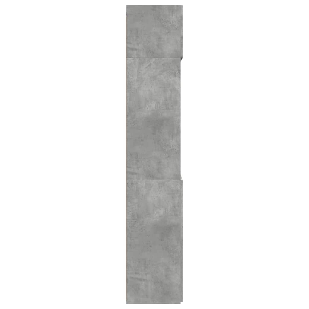 Armadietto Grigio Cemento 70x42,5x225 cm in Truciolato 3281318