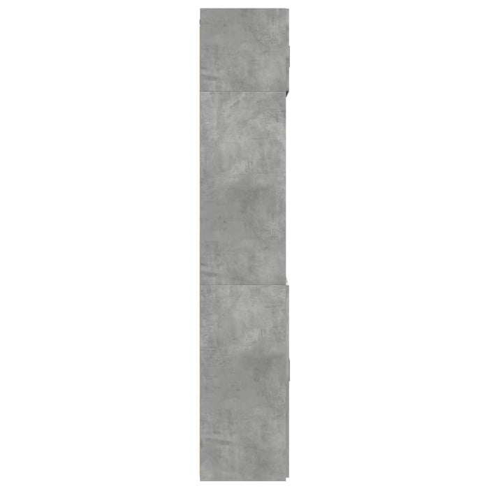 Armadietto Grigio Cemento 70x42,5x225 cm in Truciolato 3281318