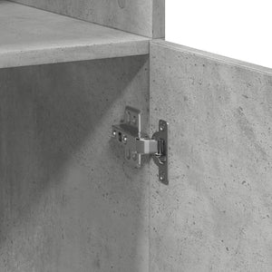 Armadietto Grigio Cemento 70x42,5x225 cm in Truciolato 3281318