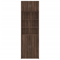 Armadietto Rovere Marrone 70x42,5x225 cm in Truciolato