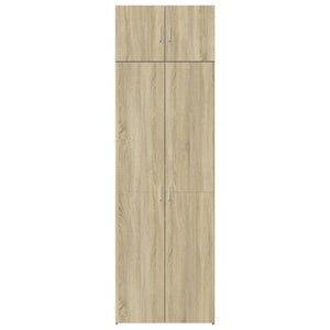 Armadietto Rovere Sonoma 70x42,5x225 cm in Legno Multistrato 3281324