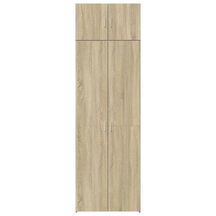 Armadietto Rovere Sonoma 70x42,5x225 cm in Legno Multistrato 3281324