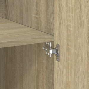 vidaXL Armadietto Rovere Sonoma 70x42,5x225 cm in Legno Multistrato