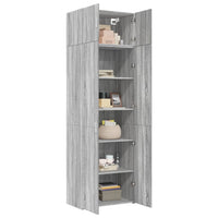 vidaXL Armadietto Grigio Sonoma 70x42,5x225 cm in Truciolato