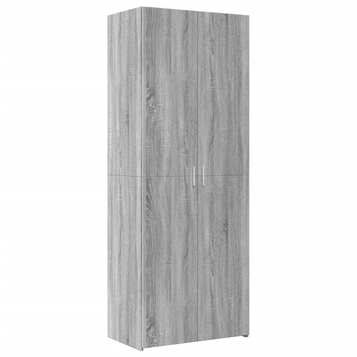 vidaXL Armadietto Grigio Sonoma 70x42,5x225 cm in Truciolato