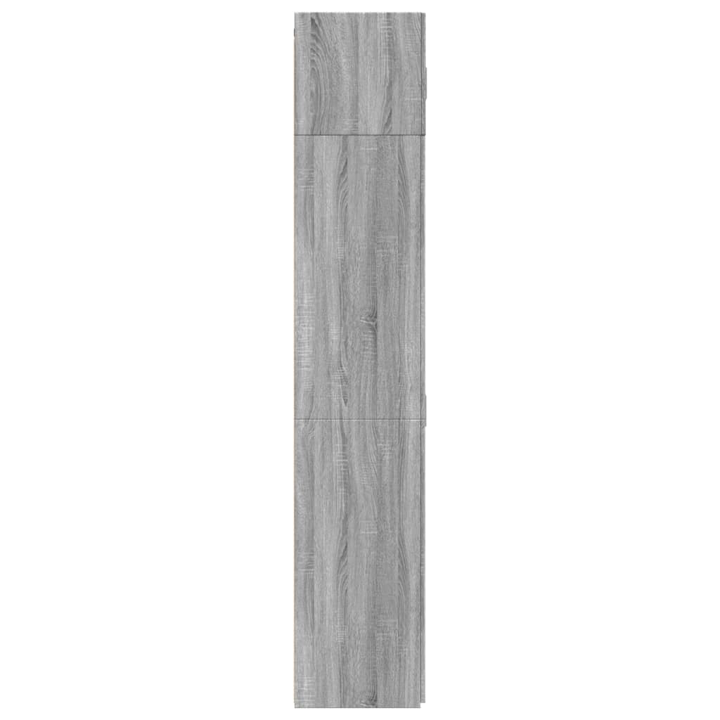 vidaXL Armadietto Grigio Sonoma 70x42,5x225 cm in Truciolato