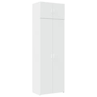 Mobile Portaoggetti Bianco 70x42,5x225 cm in Truciolato 3281329