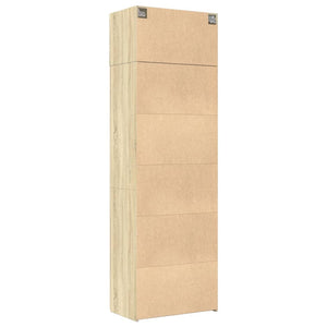 vidaXL Armadietto Rovere Sonoma 70x42,5x225 cm in Legno Multistrato
