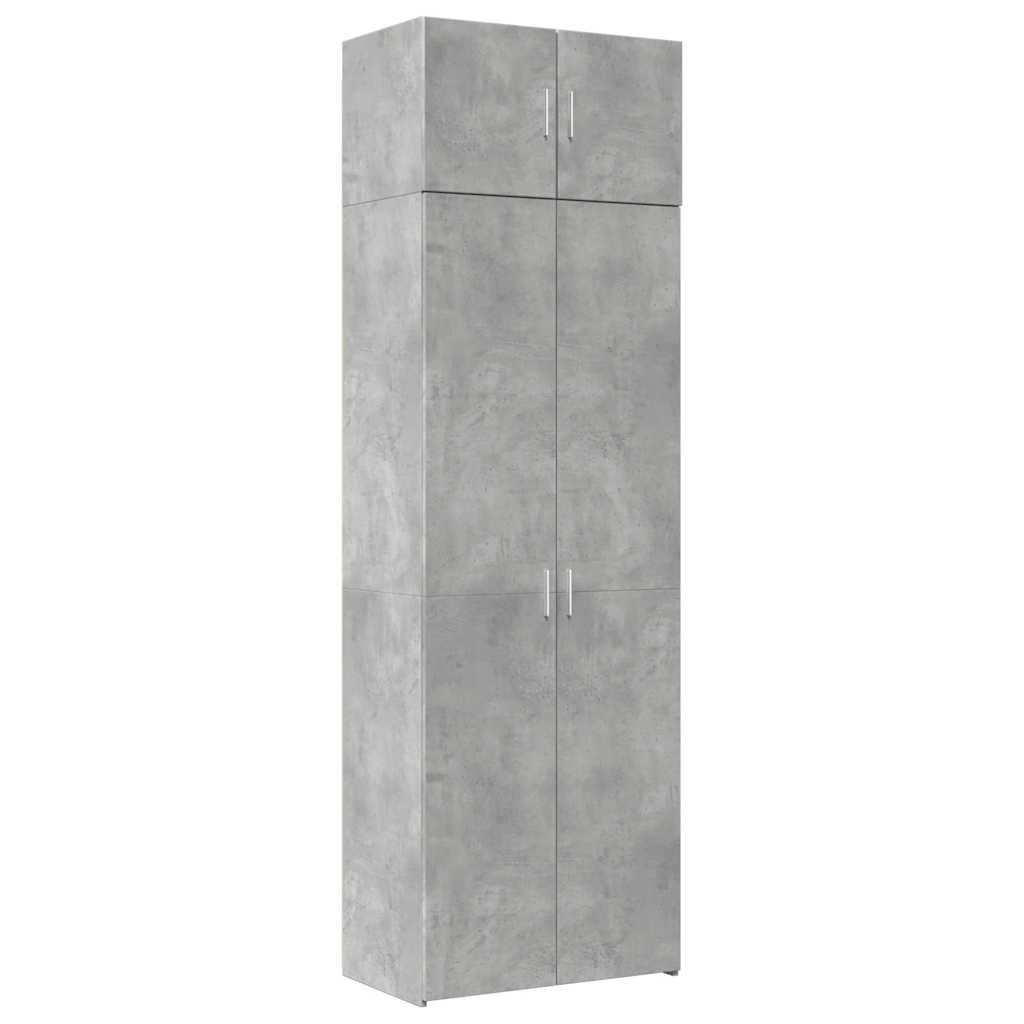 Armadietto Grigio Cemento 70x42,5x225 cm in Legno Multistrato 3281332