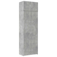 Armadietto Grigio Cemento 70x42,5x225 cm in Legno Multistrato 3281332