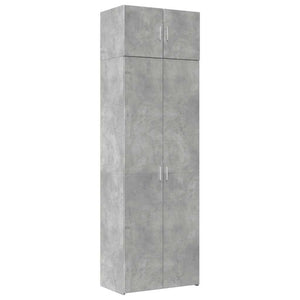 Armadietto Grigio Cemento 70x42,5x225 cm in Legno Multistrato 3281332