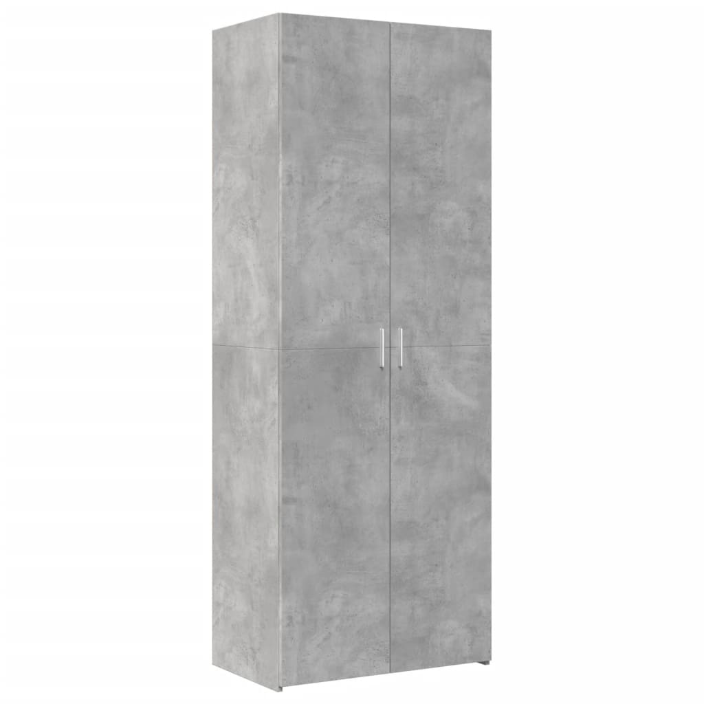 Armadietto Grigio Cemento 70x42,5x225 cm in Legno Multistrato 3281332