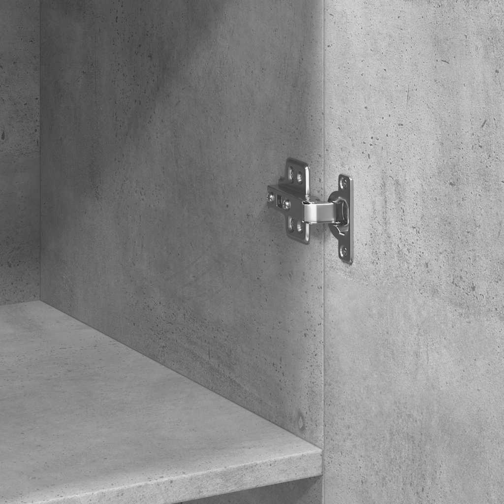 Armadietto Grigio Cemento 70x42,5x225 cm in Legno Multistrato 3281332