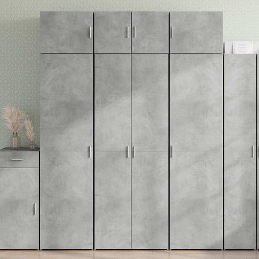 Armadietto Grigio Cemento 70x42,5x225 cm in Legno Multistrato 3281332
