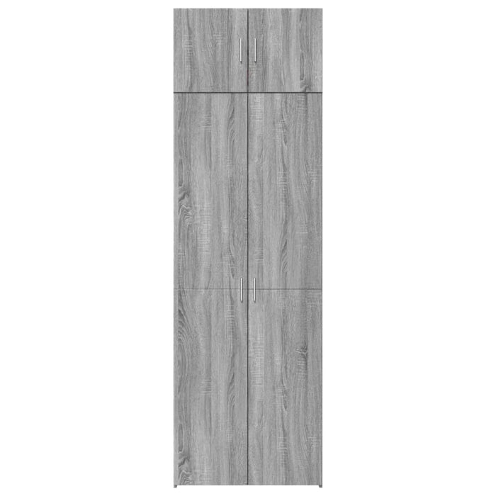 Armadietto Grigio Sonoma 70x42,5x225 cm in Truciolato