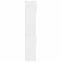 Mobile Portaoggetti Bianco 70x42,5x225 cm in Truciolato