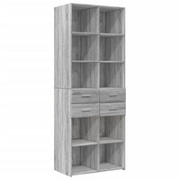 Armadietto Grigio Sonoma 70x42,5x225 cm in Truciolato 3281341