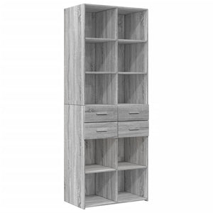 Armadietto Grigio Sonoma 70x42,5x225 cm in Truciolato 3281341