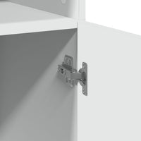 Mobile Portaoggetti Bianco 80x42,5x225 cm in Truciolato 3281343