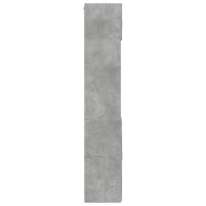 Armadietto Grigio Cemento 80x42,5x225 cm in Truciolato 3281346