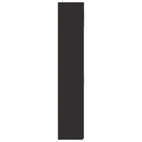 Mobile Portaoggetti Nero 80x42,5x225 cm in Truciolato 3281351