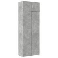 Armadietto Grigio Cemento 80x42,5x225 cm in Truciolato 3281353