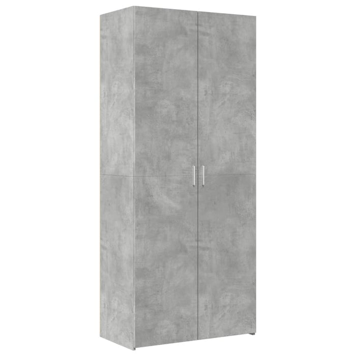 Armadietto Grigio Cemento 80x42,5x225 cm in Truciolato 3281353