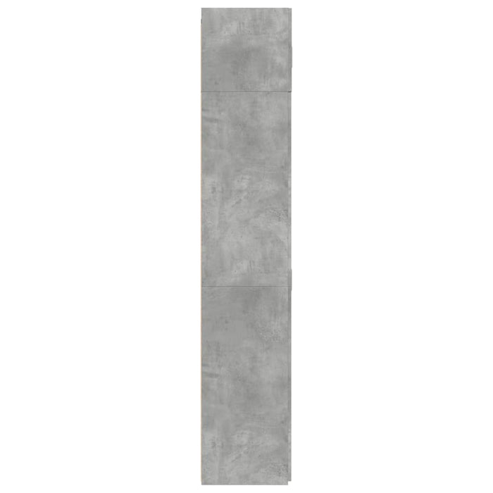 vidaXL Armadietto Grigio Cemento 80x42,5x225 cm in Truciolato