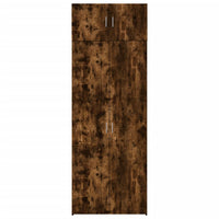 Armadietto Rovere Fumo 80x42,5x225 cm in Truciolato 3281354