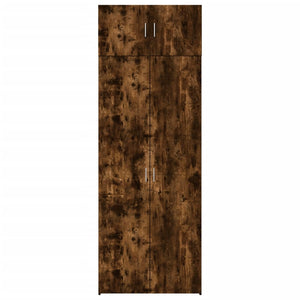 Armadietto Rovere Fumo 80x42,5x225 cm in Truciolato 3281354