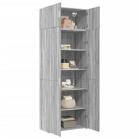 Armadietto Grigio Sonoma 80x42,5x225 cm in Truciolato