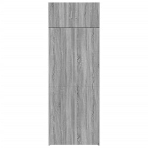 Armadietto Grigio Sonoma 80x42,5x225 cm in Truciolato