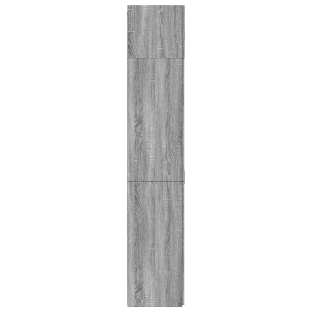 Armadietto Grigio Sonoma 80x42,5x225 cm in Truciolato