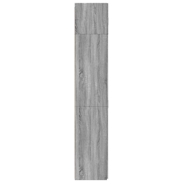 Armadietto Grigio Sonoma 80x42,5x225 cm in Truciolato